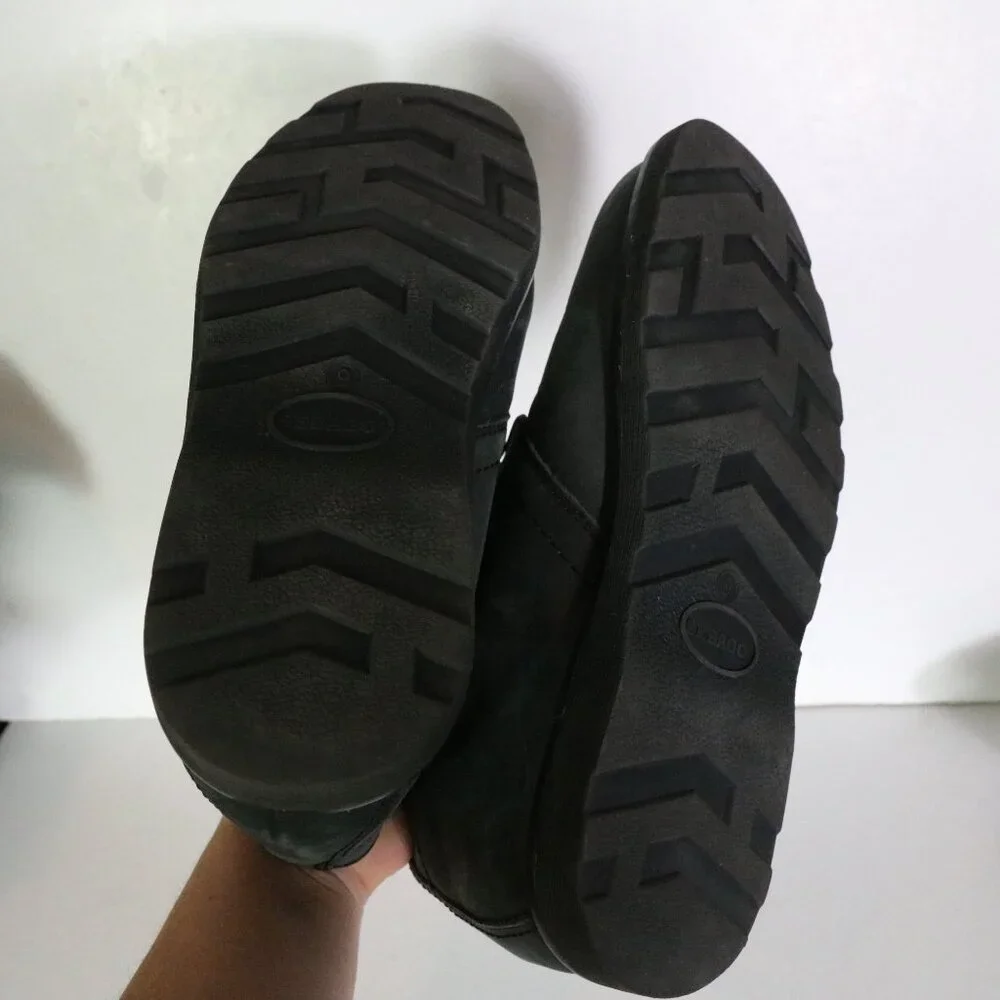 Sebago Reese‎ Chukka Boots Mens 9 Black Leather Lace Up Low Top Comfort